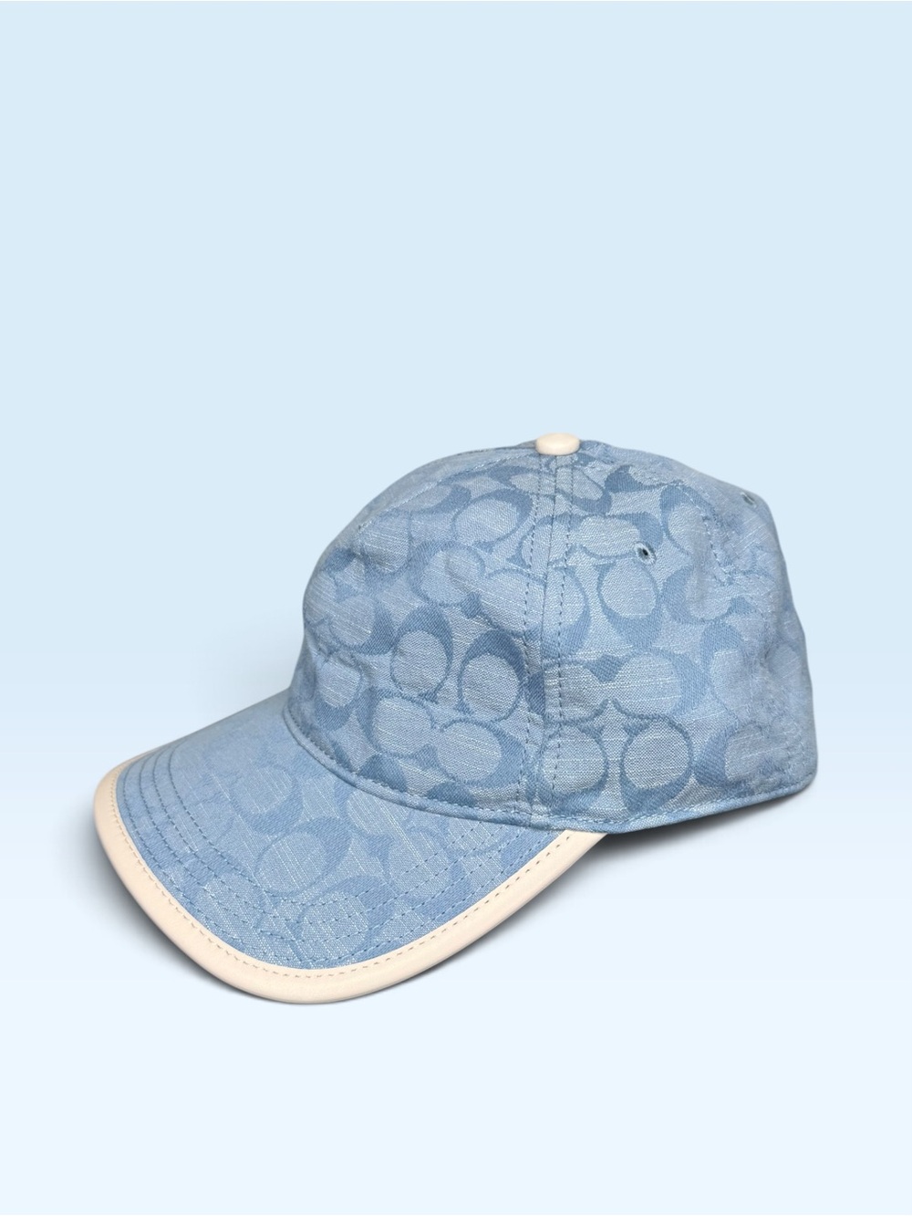 Coach Signature Chambray Baseball Cap — C4038